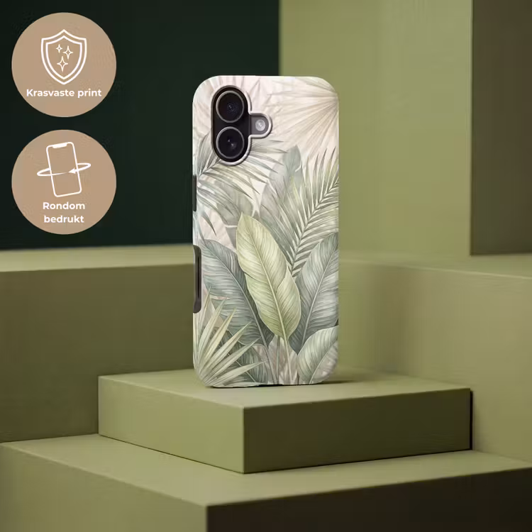 Planten - Tropisch - Bladeren - Groen - Natuur Toughcase MagSafe Apple iPhone 17 klein -USP_PrintM_NL