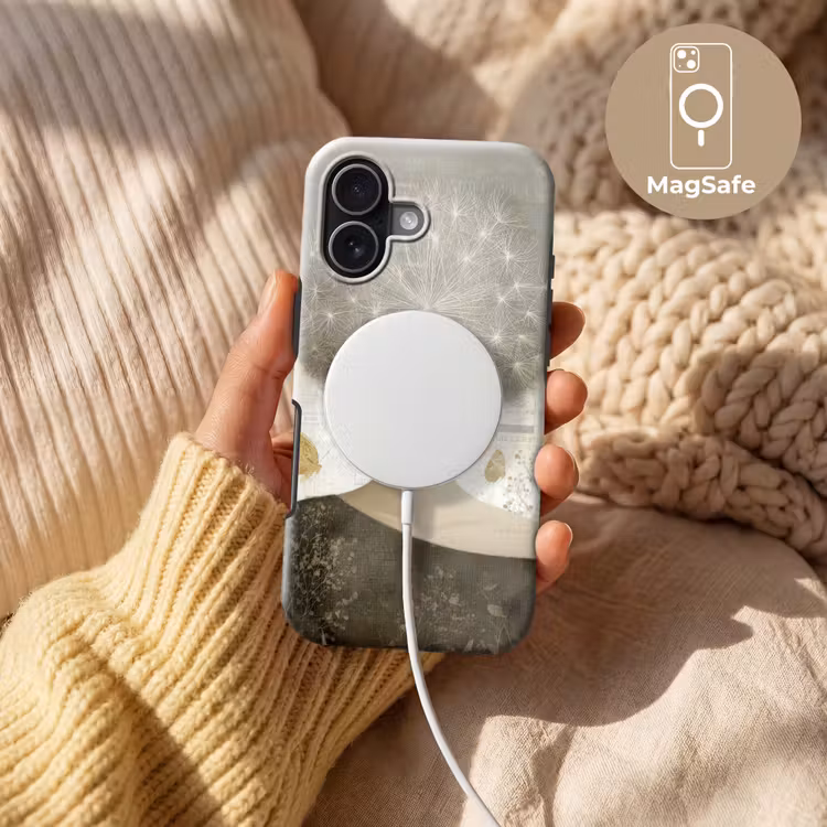Pluis - Vrouw - Beige Toughcase MagSafe Apple iPhone 17 klein -USP_MagsafeV