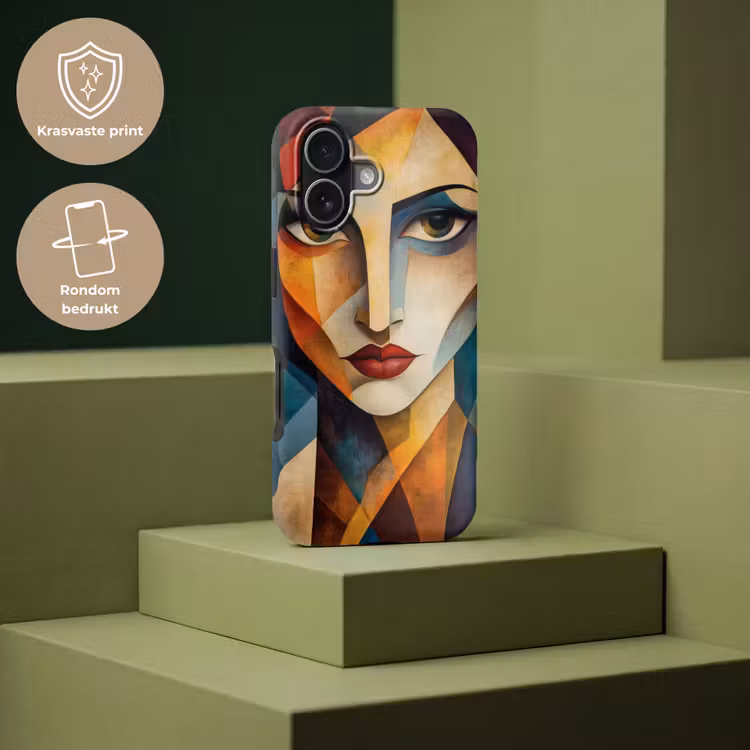 Portret - Abstract - Vormen Toughcase MagSafe Apple iPhone 17 klein -USP_PrintM_NL