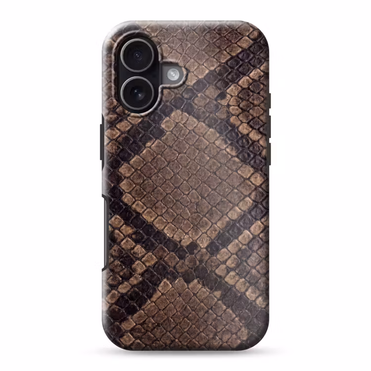 Python - Schubben - Brons Toughcase MagSafe Apple iPhone 17 klein -3d