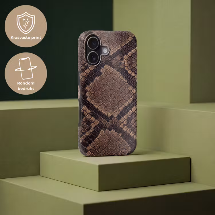 Python - Schubben - Brons Toughcase MagSafe Apple iPhone 17 klein -USP_PrintM_NL