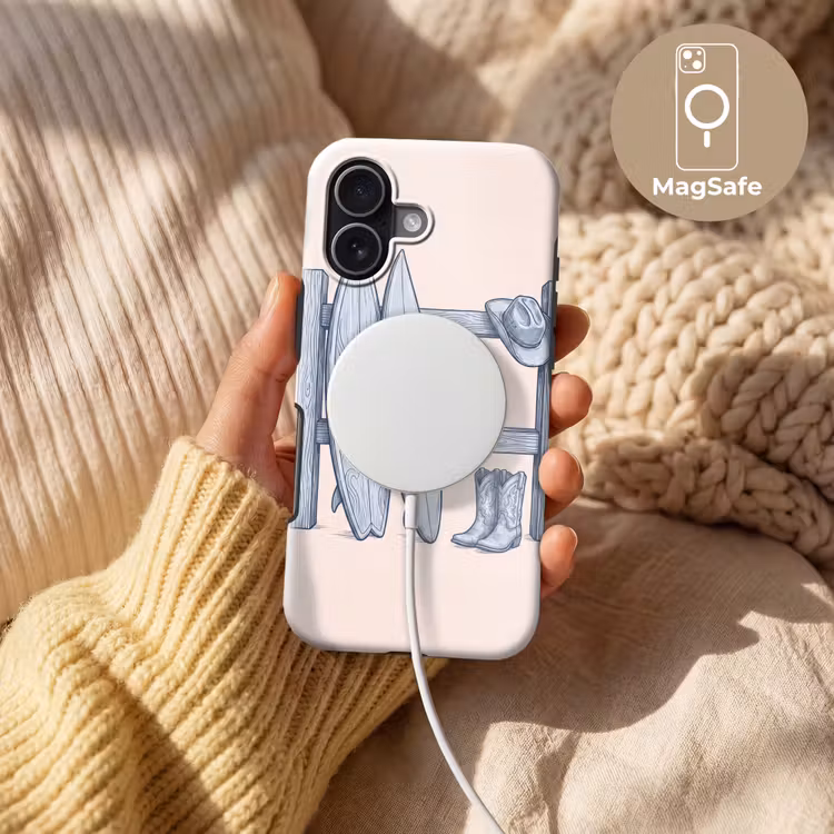 Recreatie - Kleding - Avontuur - Illustratie - Zomer Toughcase MagSafe Apple iPhone 17 klein -USP_MagsafeV