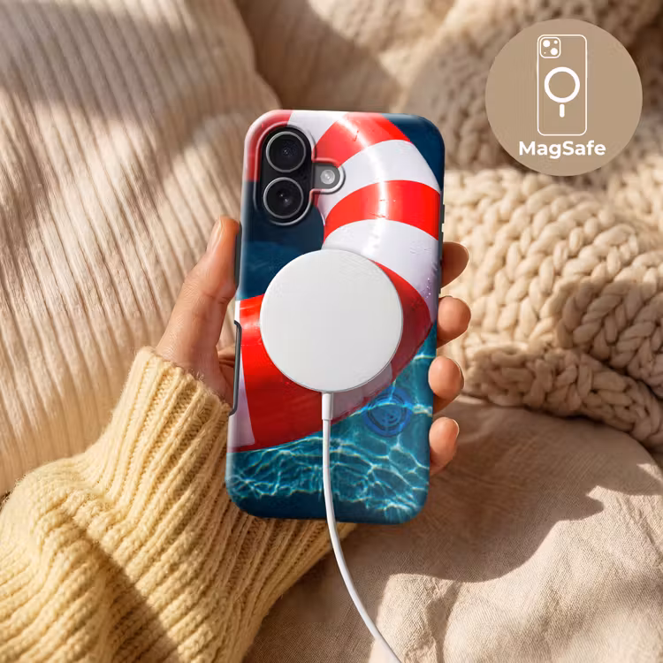 Recreatie - Water - Zomer - Rood - Wit Toughcase MagSafe Apple iPhone 17 klein -USP_MagsafeV