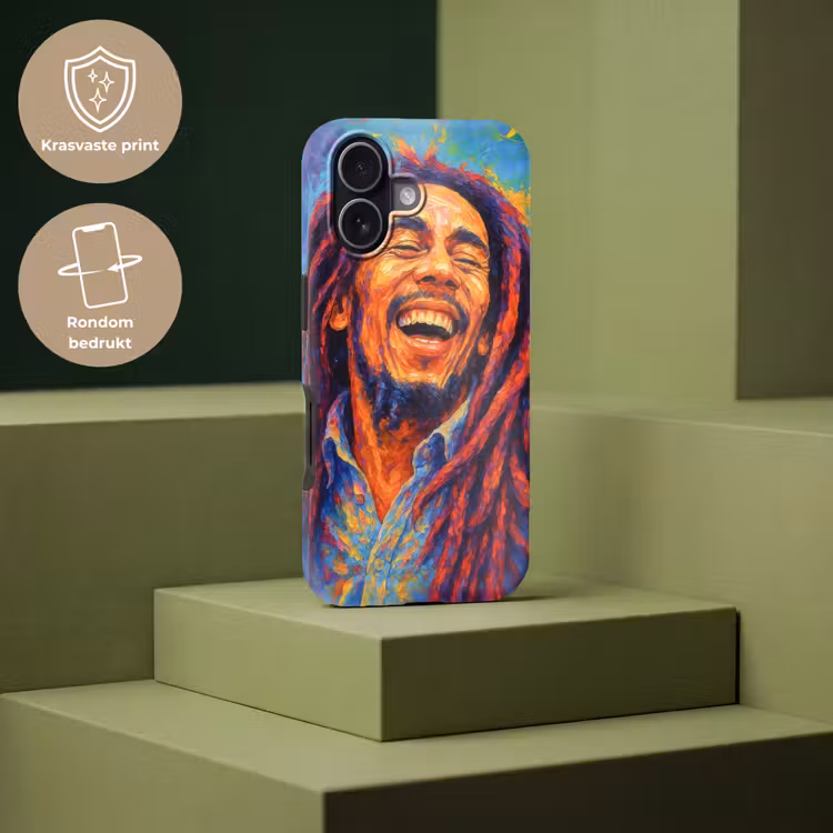 Regenboogkleuren - Man - schilderij Toughcase MagSafe Apple iPhone 17 klein -USP_PrintM_NL