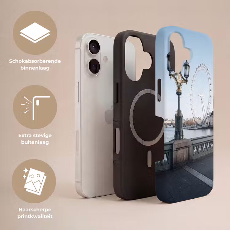 Reuzenrad - Londen - Stad - Architectuur - Brug Toughcase MagSafe Apple iPhone 17 klein -USP_Lagen_NL