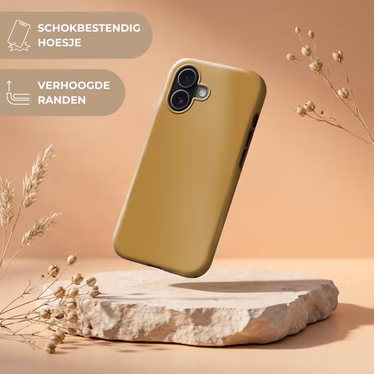 Rhythmic - Ochre - Geel Toughcase MagSafe Apple iPhone 17 klein 1017 -USP_RandenV_NL