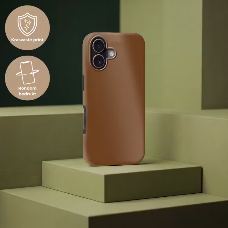 Rich - Espresso - Bruin Toughcase MagSafe Apple iPhone 17 klein 1017 -USP_PrintM_NL