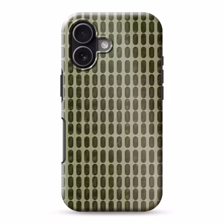 Ritmisch - Effect - Groen Toughcase MagSafe Apple iPhone 17 klein 1017 -3d