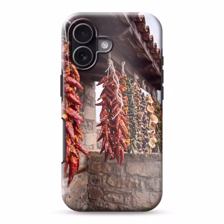 Telefoonhoesje Toughcase - Rode pepers - Eten - Rode pepers - Eten Toughcase MagSafe Apple iPhone 17 klein