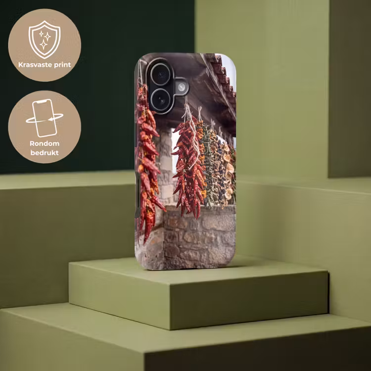 Telefoonhoesje Toughcase - Rode pepers - Eten - Rode pepers - Eten Toughcase MagSafe Apple iPhone 17 klein