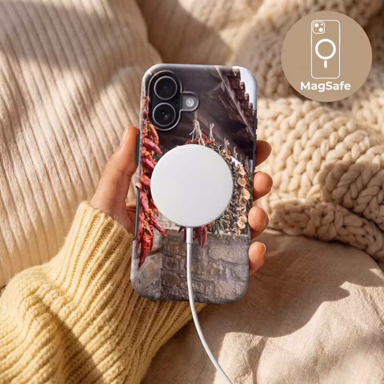 Telefoonhoesje Toughcase - Rode pepers - Eten - Rode pepers - Eten Toughcase MagSafe Apple iPhone 17 klein