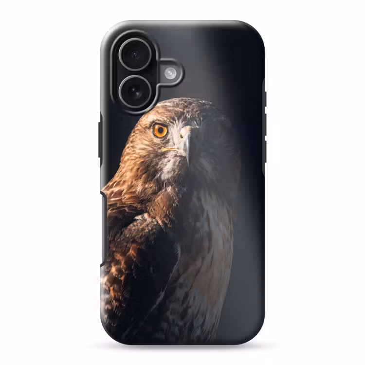 Roofvogel - Buizerd - Bruin Toughcase MagSafe Apple iPhone 17 klein -3d