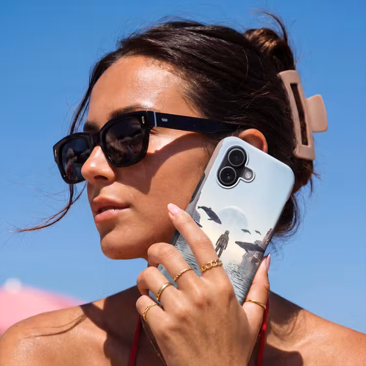 Telefoonhoesje Toughcase - Ruimtevaarder - Walvis - Fantasie - Ruimtevaarder - Walvis - Fantasie Toughcase MagSafe Apple iPhone 17 klein