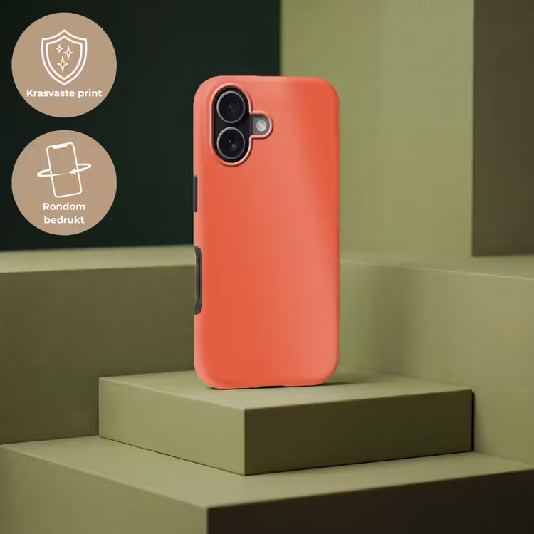 Rustic - Clay - Oranje Toughcase MagSafe Apple iPhone 17 klein 1017 -USP_PrintM_NL