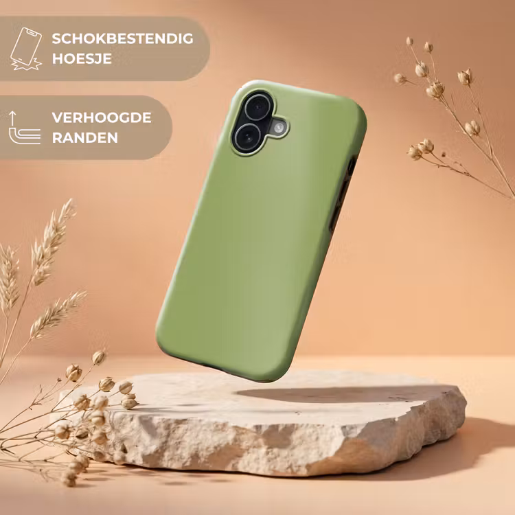 Sage - Green - Groen Toughcase MagSafe Apple iPhone 17 klein 1017 -USP_RandenV_NL