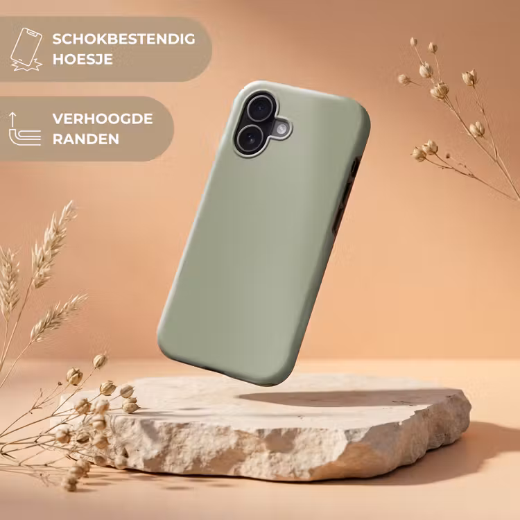 Sage - Mist - Groen Toughcase MagSafe Apple iPhone 17 klein 1017 -USP_RandenV_NL