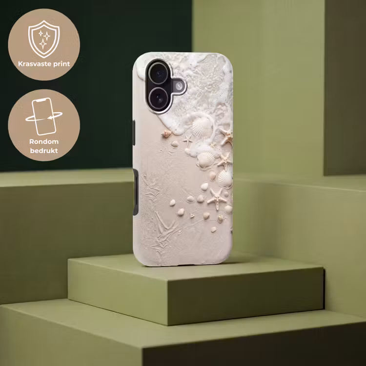 Schelpen - Zeesterren - Strand Toughcase MagSafe Apple iPhone 17 klein -USP_PrintM_NL