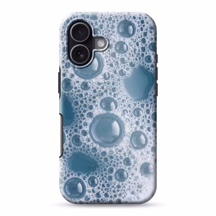 Schuim - Water - Textuur Toughcase MagSafe Apple iPhone 17 klein -3d