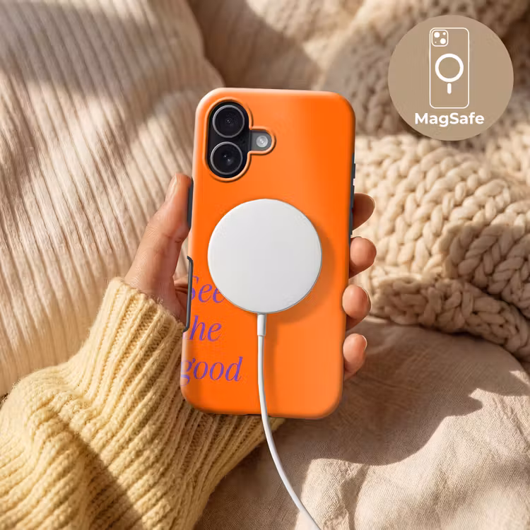 See te good - Paars - Oranje Toughcase MagSafe Apple iPhone 17 klein -USP_MagsafeV