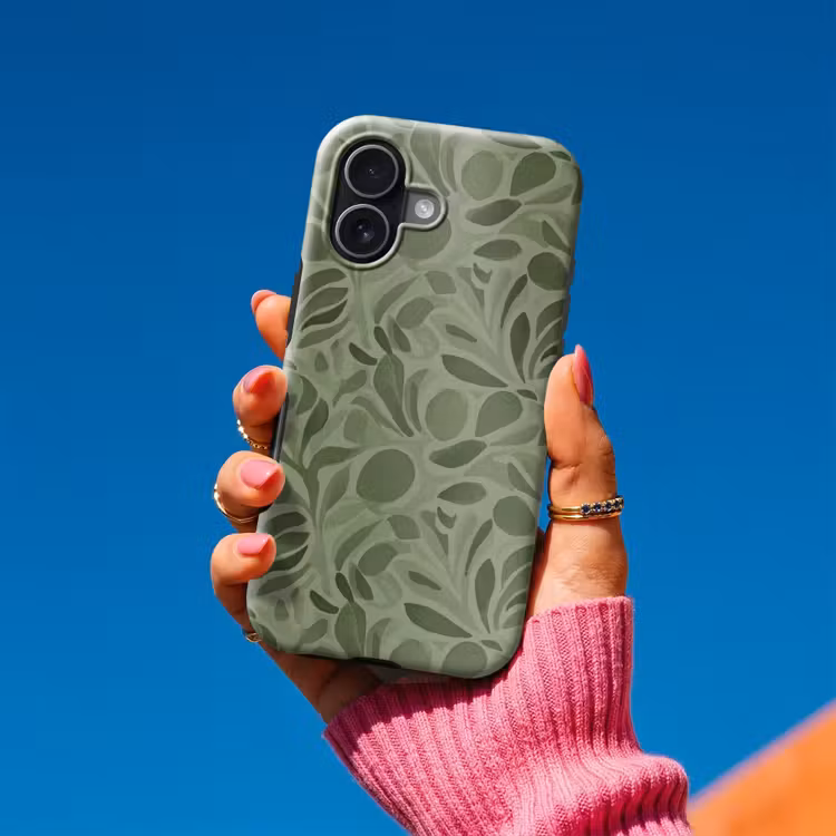 Sereen - Bladeren - Groen Toughcase MagSafe Apple iPhone 17 klein 1017 -Sfeer1V