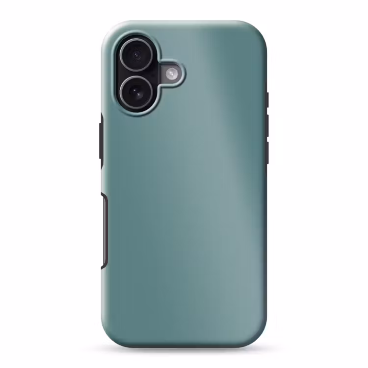 Serene - Teal - Blauw Toughcase MagSafe Apple iPhone 17 klein 1017 -3d