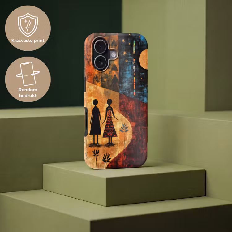 Silhouetten - Abstract - Zon - Maan Toughcase MagSafe Apple iPhone 17 klein -USP_PrintM_NL