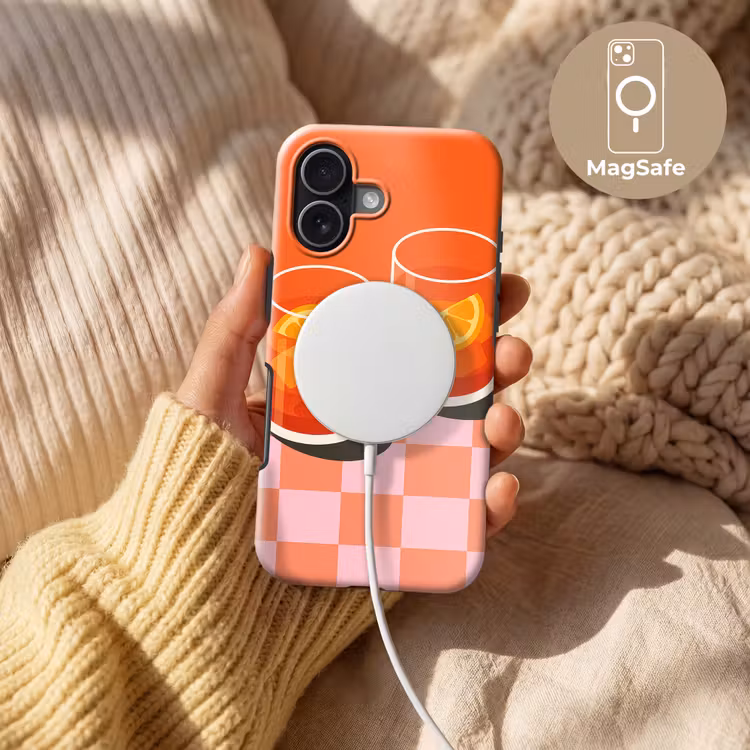 Sinaasappel - Glazen - Oranje Toughcase MagSafe Apple iPhone 17 klein -USP_MagsafeV