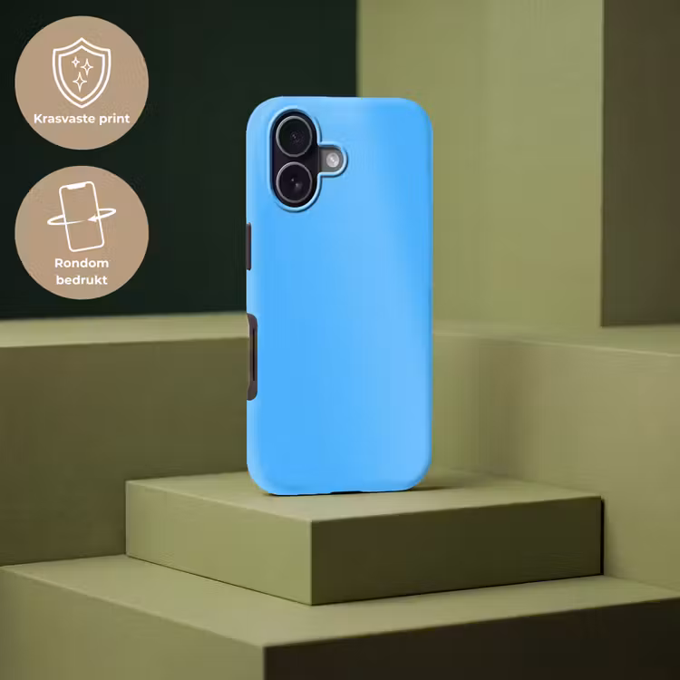 Sky - Blue - Blauw Toughcase MagSafe Apple iPhone 17 klein 1017 -USP_PrintM_NL
