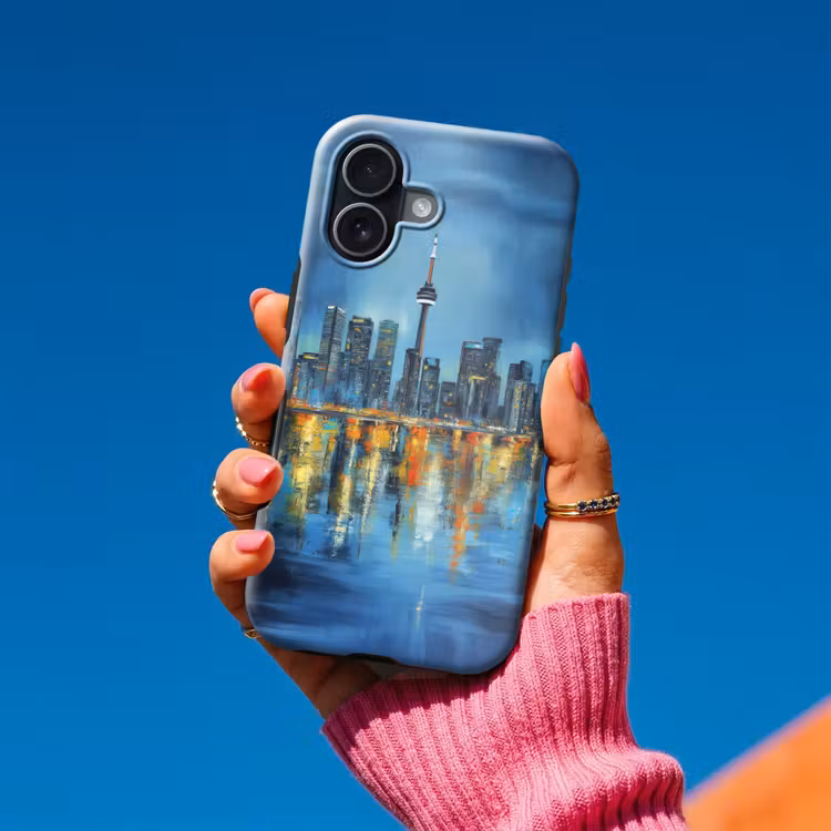 Skyline Toronto - Water - Stadslichten - Toren Toughcase MagSafe Apple iPhone 17 klein -Sfeer1V