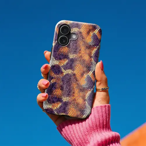 Slang - Schubben - Kleurrijk Toughcase MagSafe Apple iPhone 17 klein 1017 -Sfeer1V