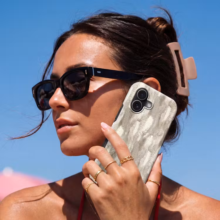 Slang - Textuur - Zand Toughcase MagSafe Apple iPhone 17 klein 1017 -Sfeer2V