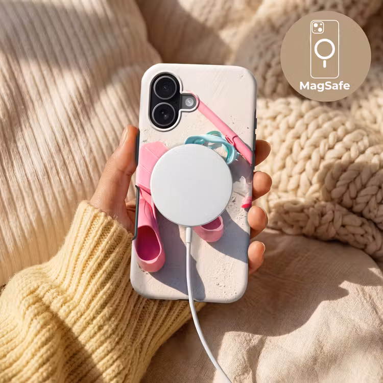 Snorkelset - Strand - Zomer - Roze Toughcase MagSafe Apple iPhone 17 klein -USP_MagsafeV