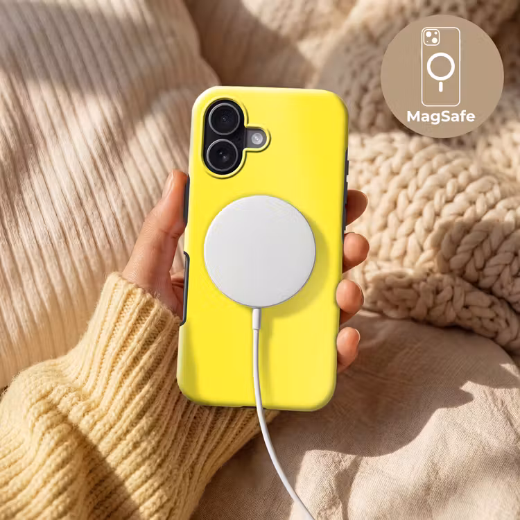 Soft - Custard - Geel Toughcase MagSafe Apple iPhone 17 klein 1017 -USP_MagsafeV