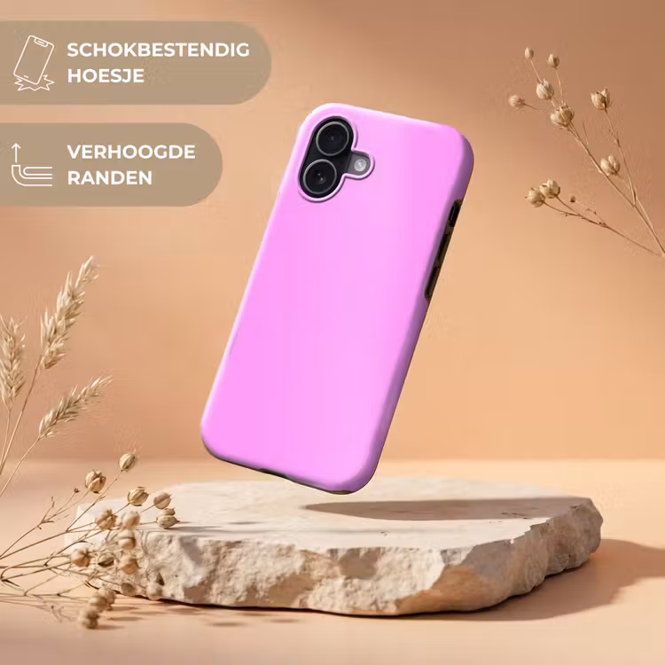 Soft - Lavender - Roze Toughcase MagSafe Apple iPhone 17 klein 1017 -USP_RandenV_NL