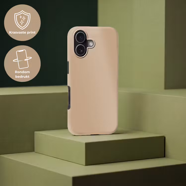 Soft - Taupe - Bruin Toughcase MagSafe Apple iPhone 17 klein 1017 -USP_PrintM_NL
