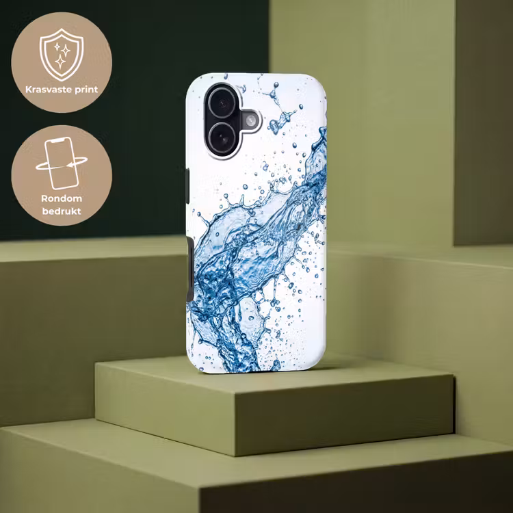 Spash - Water - Blauw Toughcase MagSafe Apple iPhone 17 klein -USP_PrintM_NL