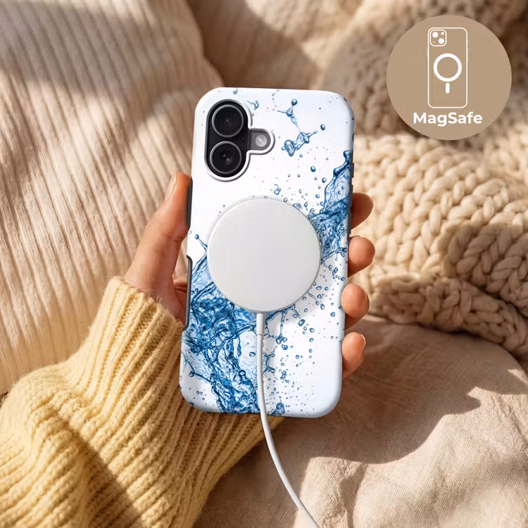 Spash - Water - Blauw Toughcase MagSafe Apple iPhone 17 klein -USP_MagsafeV