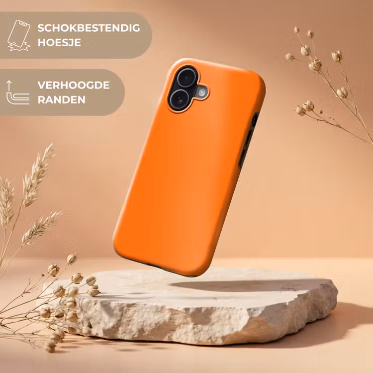 Spiced - Pumpkin - Oranje Toughcase MagSafe Apple iPhone 17 klein 1017 -USP_RandenV_NL