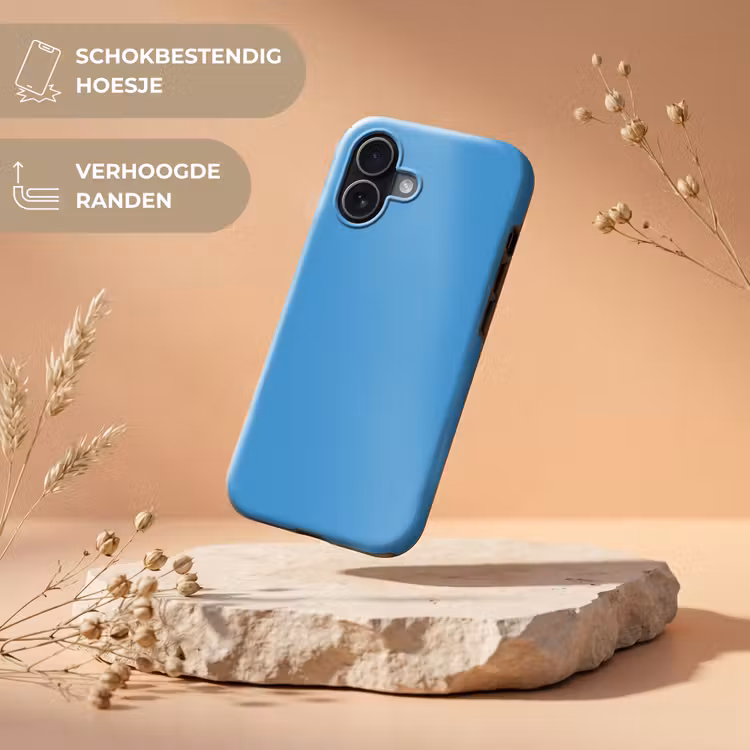 Steel - Blue - Blauw Toughcase MagSafe Apple iPhone 17 klein 1017 -USP_RandenV_NL