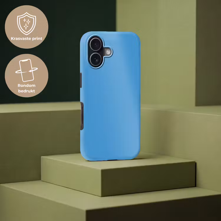 Steel - Blue - Blauw Toughcase MagSafe Apple iPhone 17 klein 1017 -USP_PrintM_NL