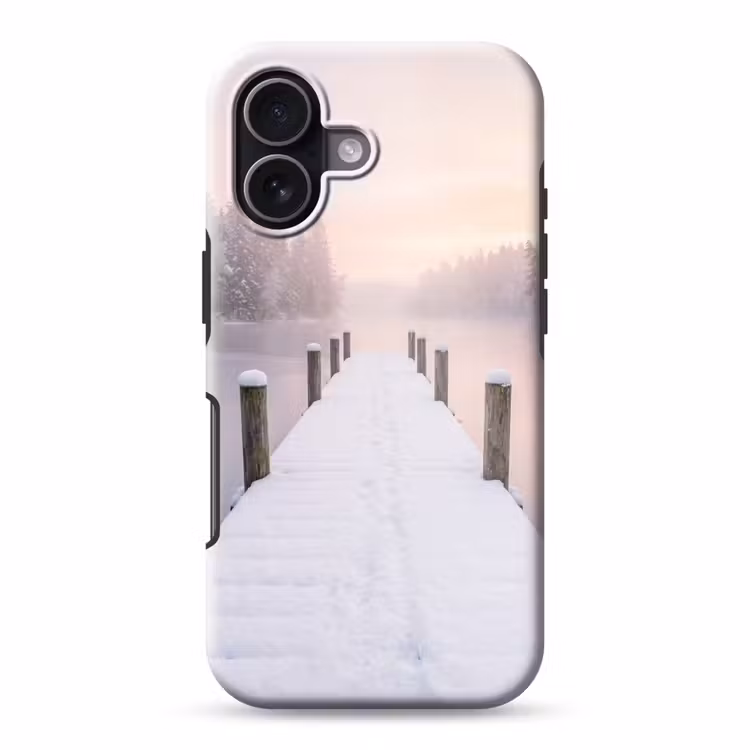 Steiger - Meer - Mist - Winter - Serene Toughcase MagSafe Apple iPhone 17 klein -3d