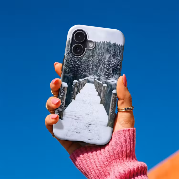 Steiger - Meer - Sneeuw - Bergen - Rustgevend Toughcase MagSafe Apple iPhone 17 klein -Sfeer1V