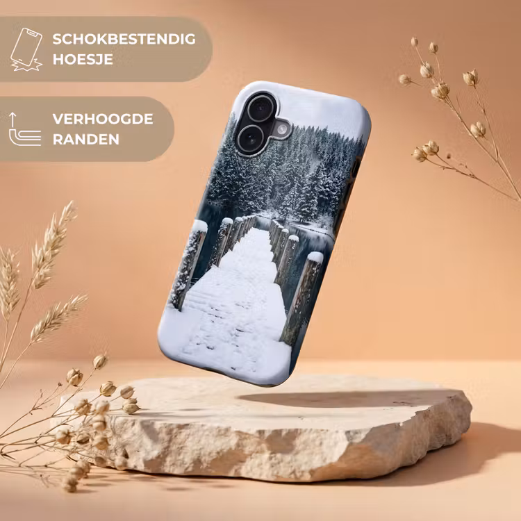Steiger - Meer - Sneeuw - Bergen - Rustgevend Toughcase MagSafe Apple iPhone 17 klein -USP_RandenV_NL