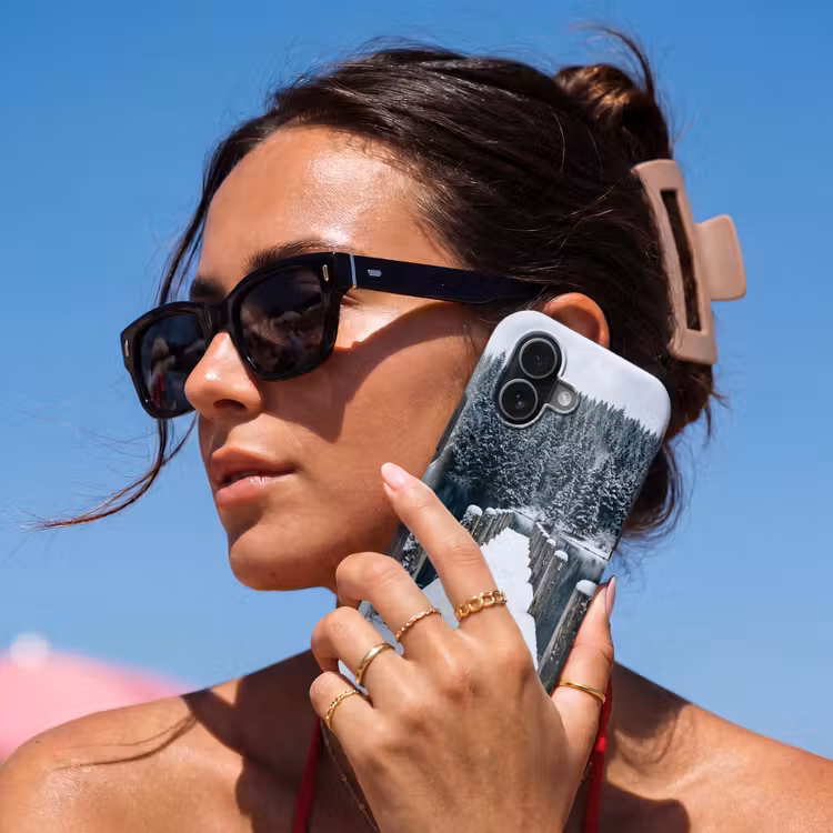 Steiger - Meer - Sneeuw - Bergen - Rustgevend Toughcase MagSafe Apple iPhone 17 klein -Sfeer2V