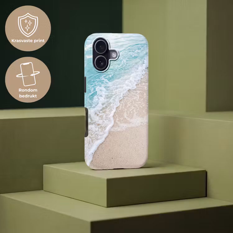 Strand - Zee - Golf - Natuur - Blauw Toughcase MagSafe Apple iPhone 17 klein -USP_PrintM_NL