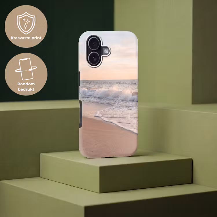 Strand - Zee - Golven - Natuur - Zonsondergang Toughcase MagSafe Apple iPhone 17 klein -USP_PrintM_NL