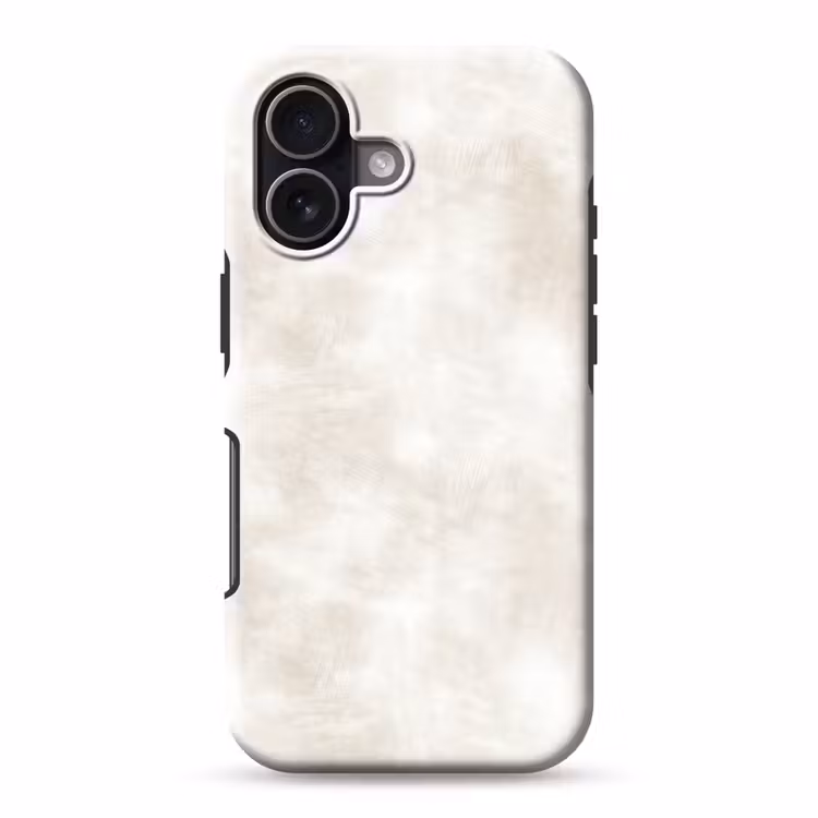 Subtiel - Structuur - Beige Toughcase MagSafe Apple iPhone 17 klein 1017 -3d