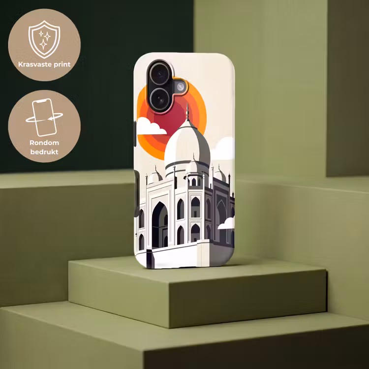 Taj Mahal - Zon - Koepel - Architectuur - India - Grafisch Toughcase MagSafe Apple iPhone 17 klein -USP_PrintM_NL