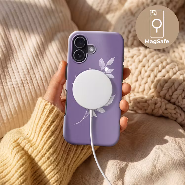Tak - Sierlijk - Bladeren - Minimalistisch Toughcase MagSafe Apple iPhone 17 klein -USP_MagsafeV