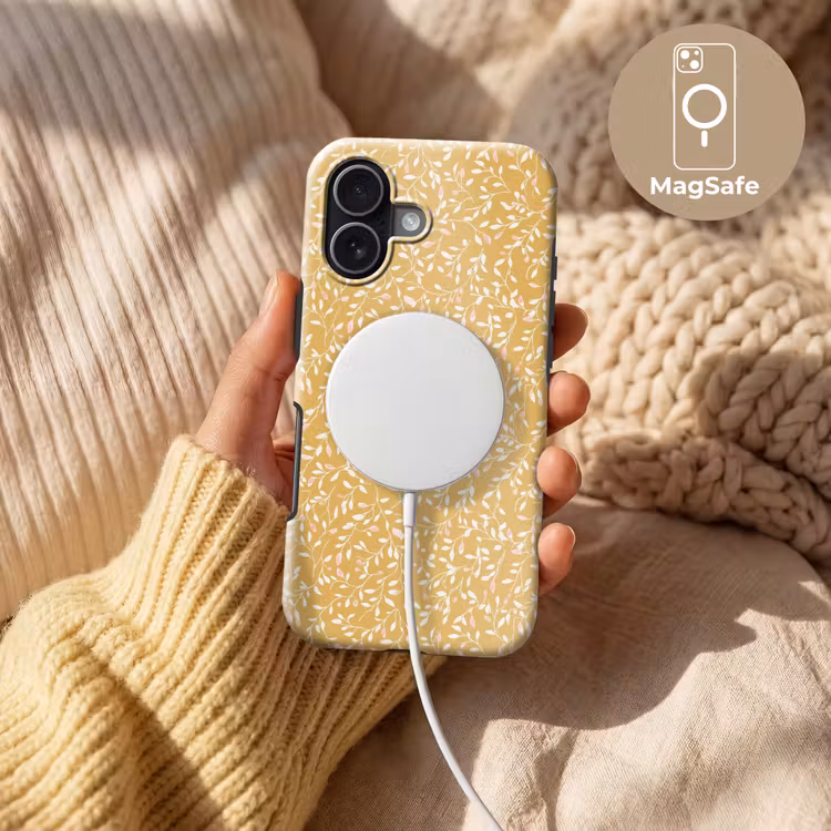 Takjes - Patroon - Oker Toughcase MagSafe Apple iPhone 17 klein 1017 -USP_MagsafeV